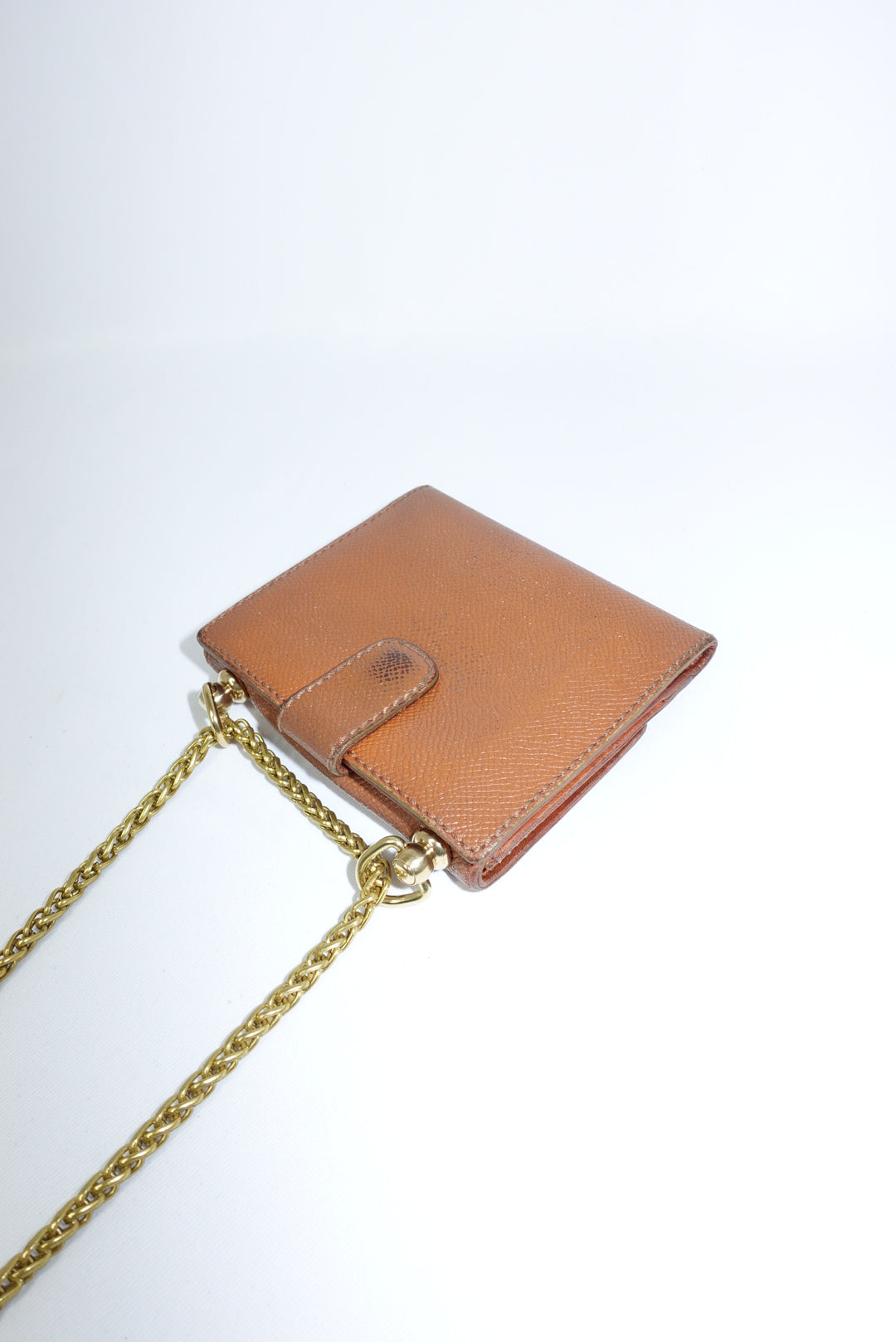 Re-Worked Chanel Vintage Caramel Brown Small W.O.C.