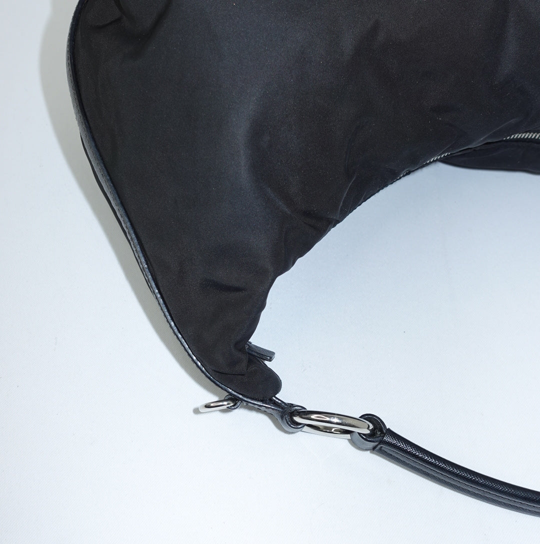 Prada Nylon Half Moon Bag