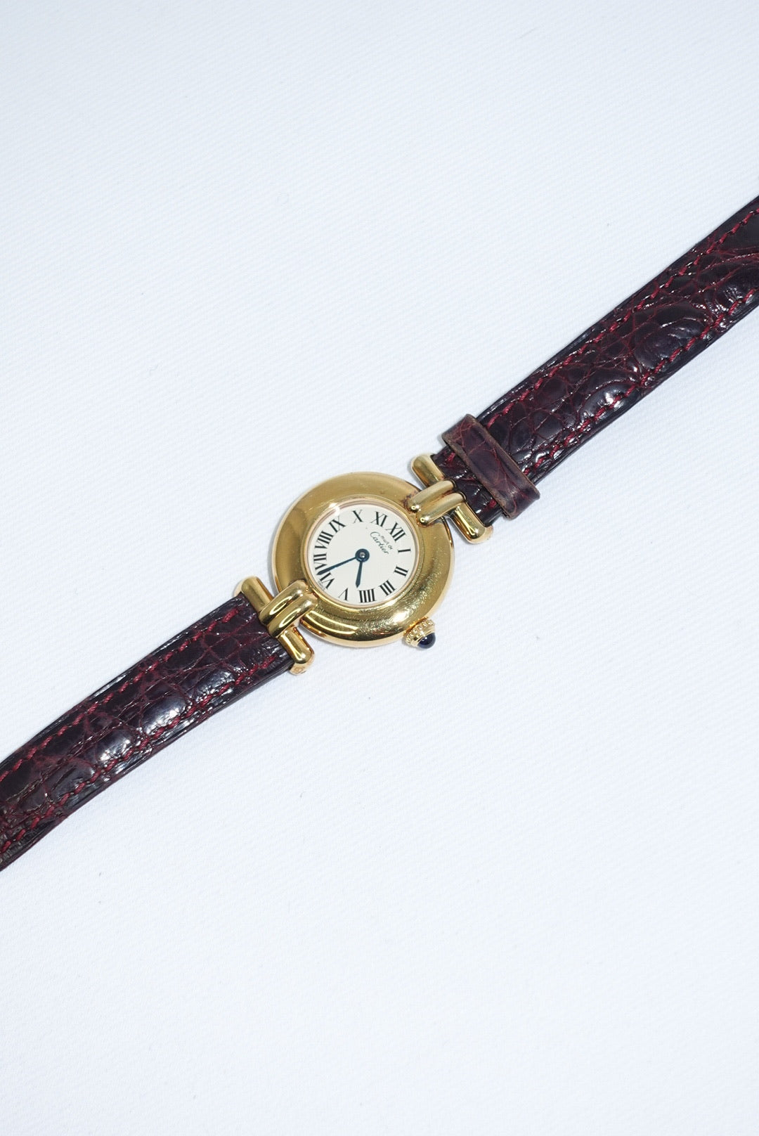 Cartier Must Colisée 24mm Gold Plated Vintage Watch