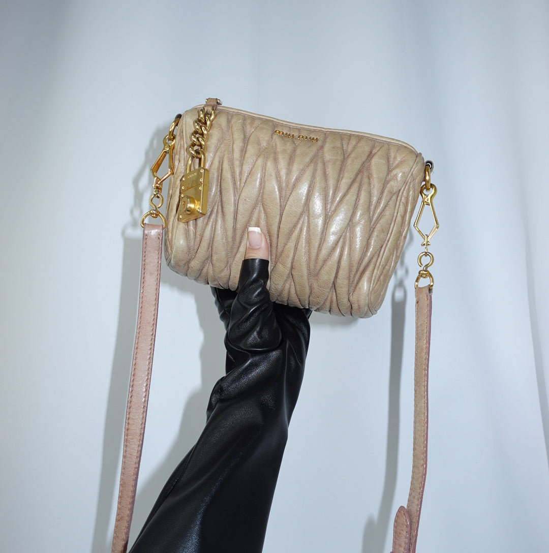 Miu Miu Beige Crossbody