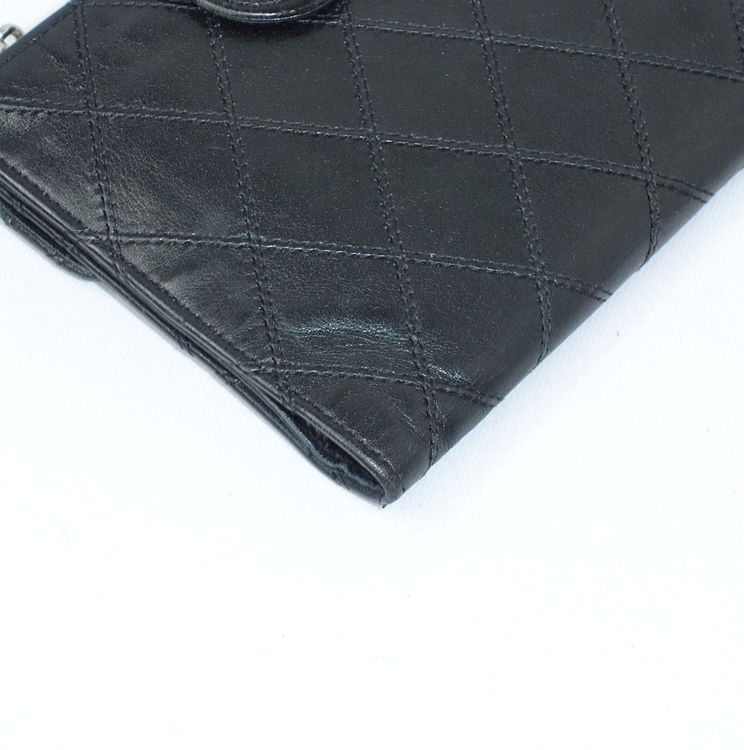 Chanel Mini Wallet with Chain Black