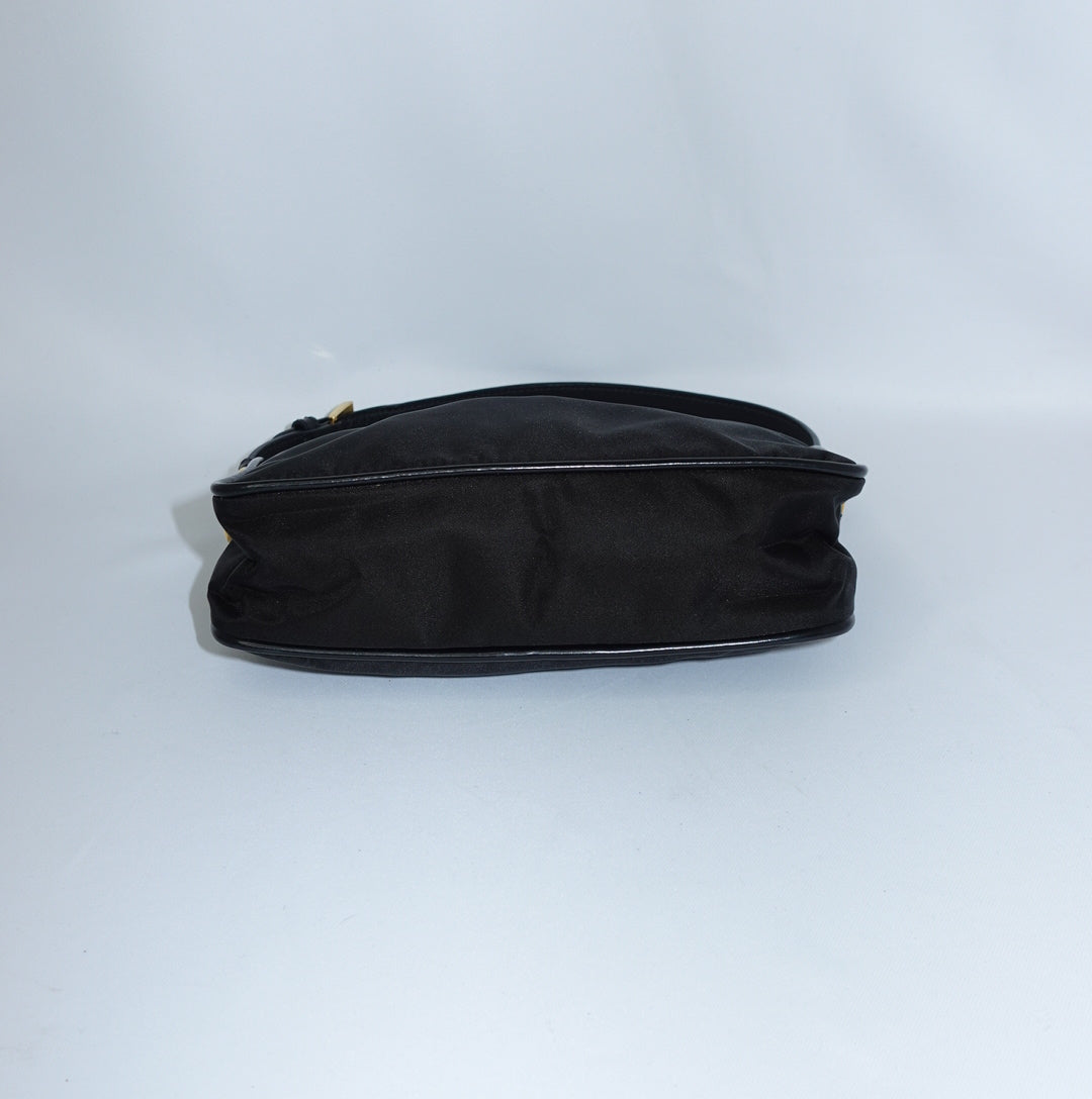 Prada Black Nylon Mini Shoulder Bag