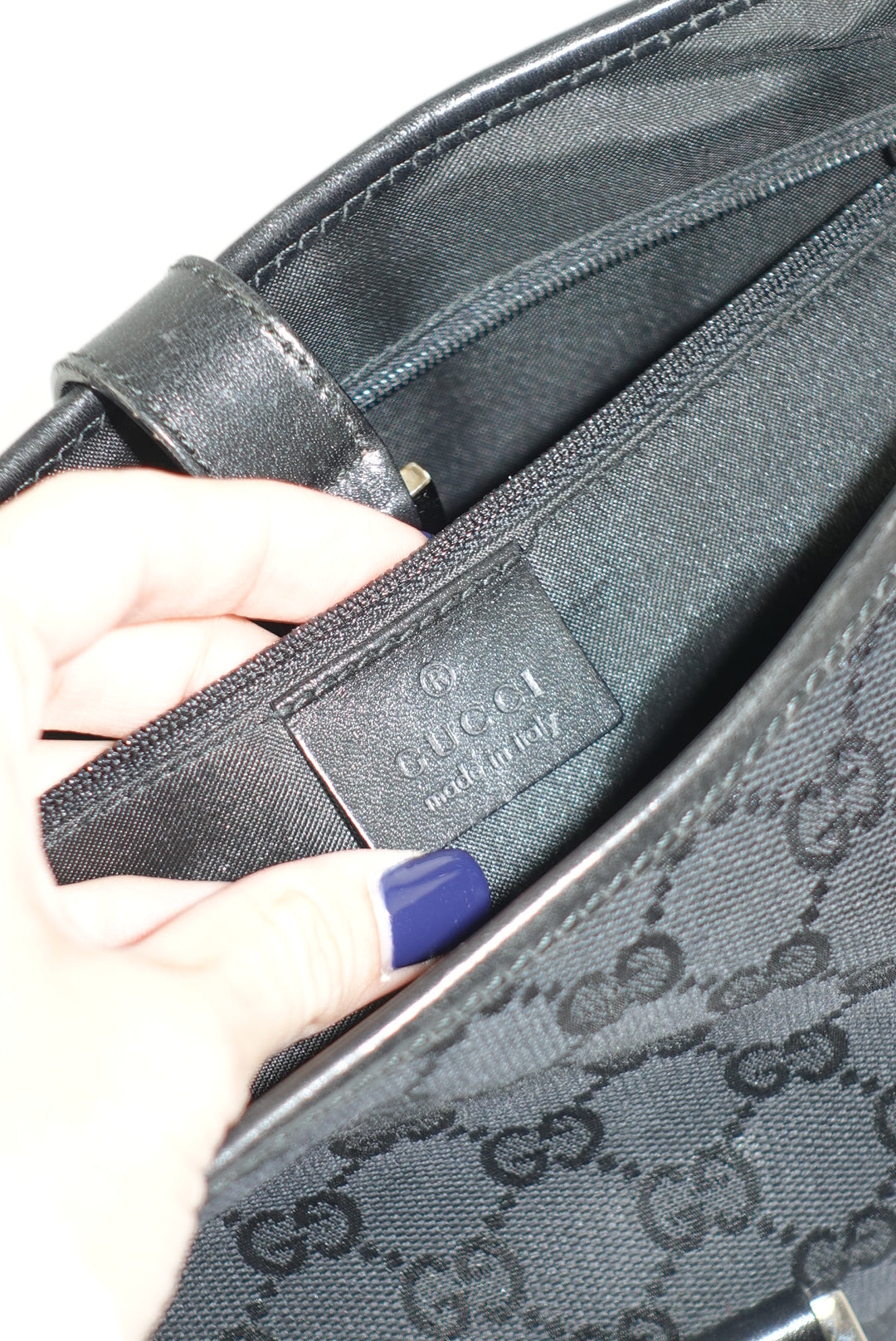 Gucci Vintage Jackie Black Shoulder Bag Silver Hardware Tom Ford Era 2002