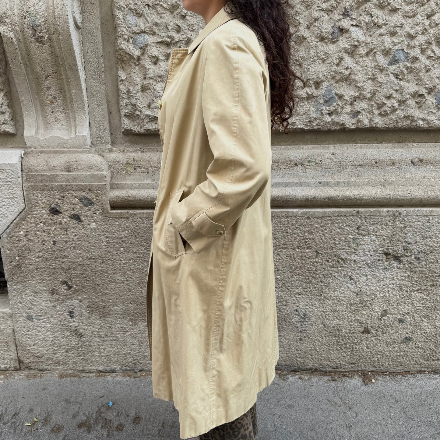 Burberry Vintage Trench lungo beige