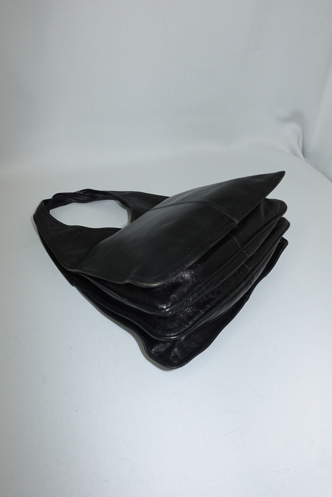 Bottega Veneta Vintage Black Leather Bag