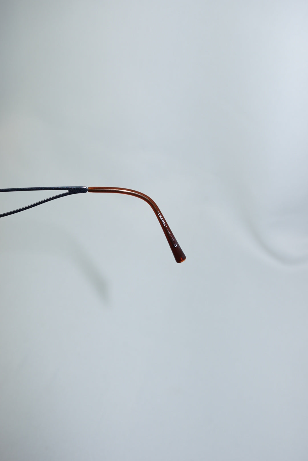 Chanel Y2K Vintage Sunglasses CC Crystal blue frame