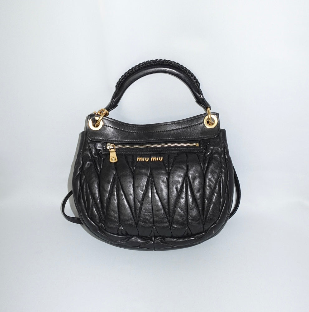 Miu Miu Matelassé Coffer Bag