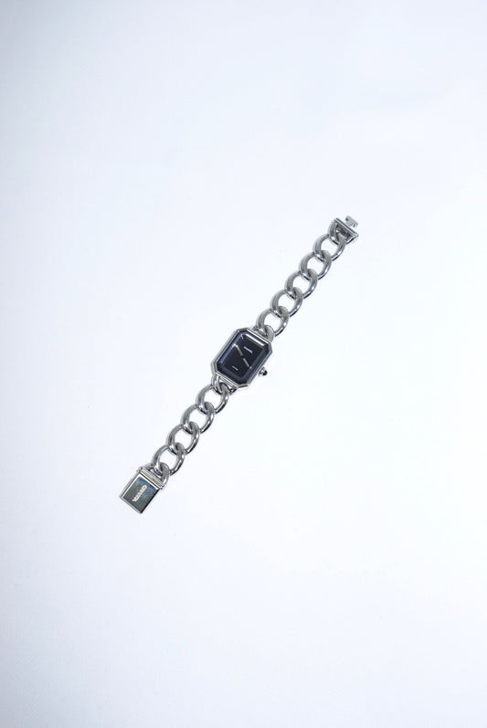 Chanel Vintage Watch Premiere L 20mm 1987 Silver