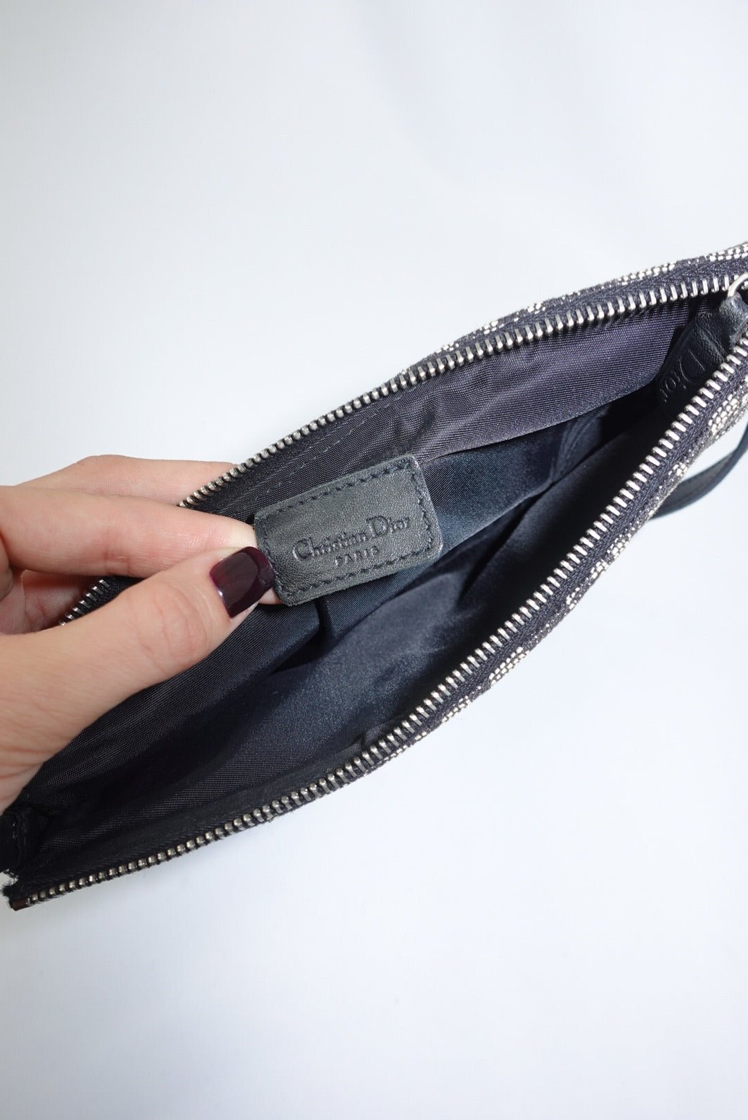 Christian Dior Mini Saddle Monogram Canvas Shoulder Bag