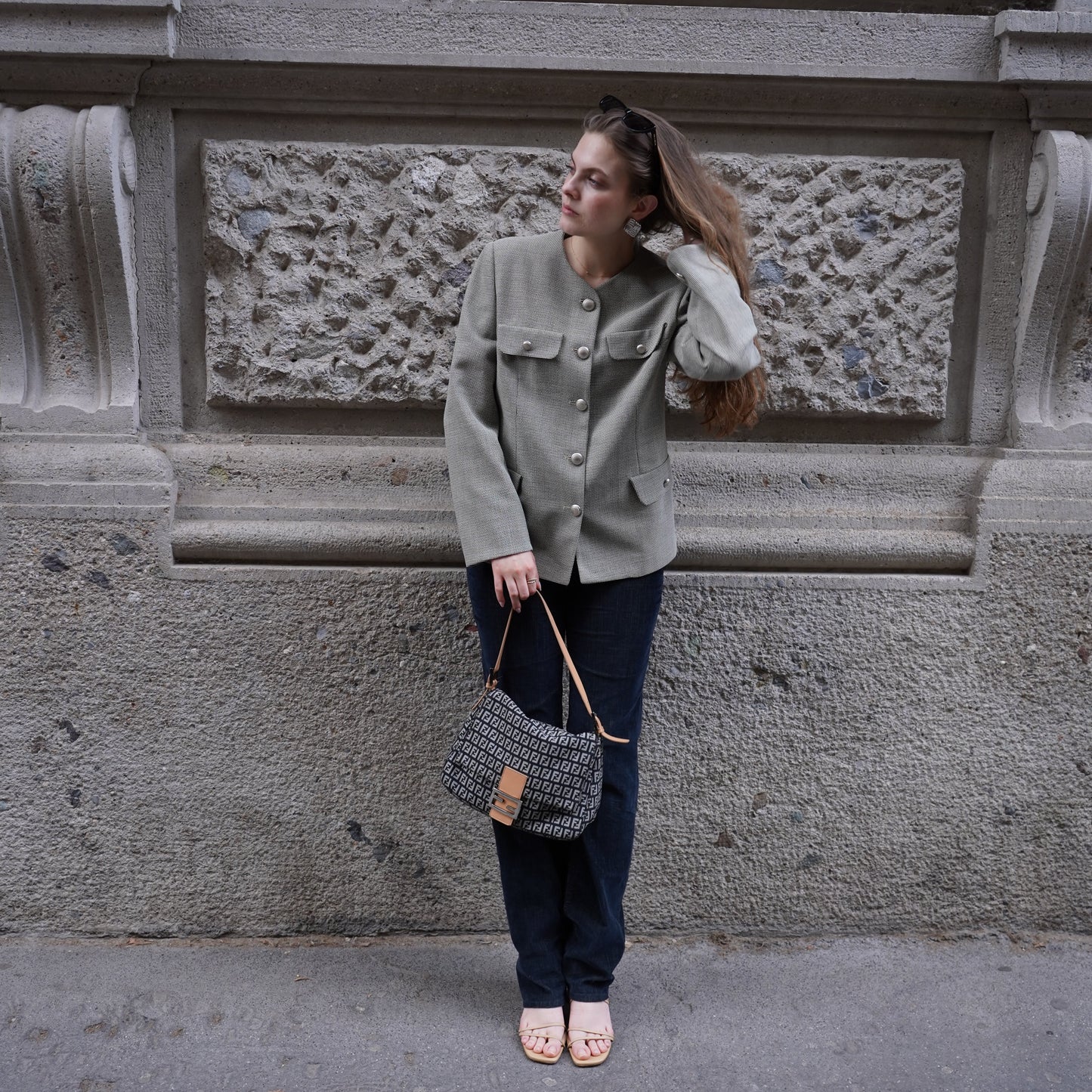 Fendi Mamma Black Baguette