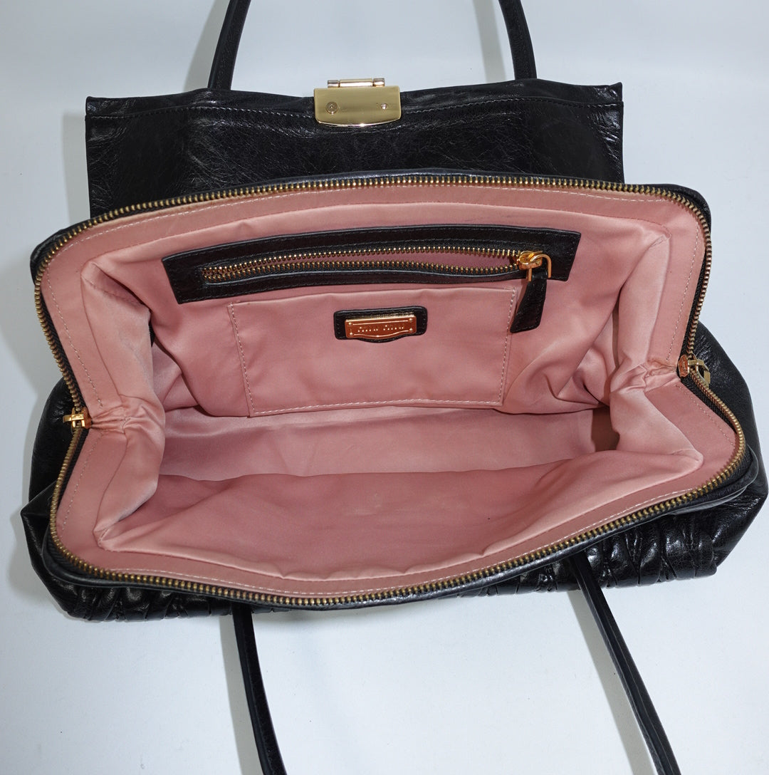 Miu Miu Matelasse Black Bag