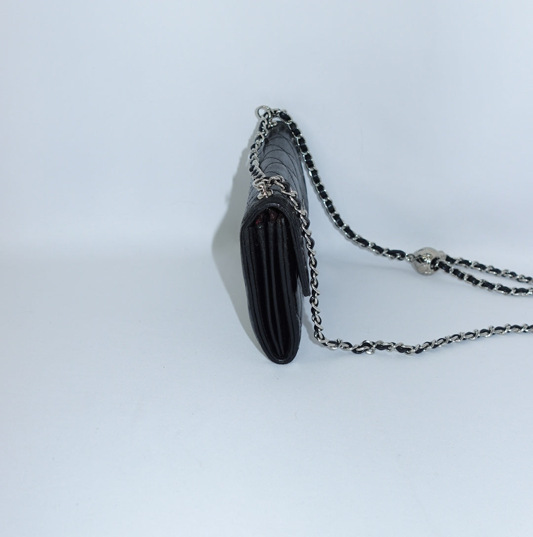 Chanel Black Wallet On Chain