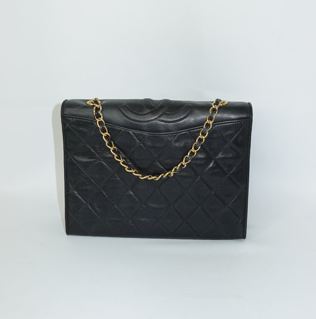 Chanel Camera Bag Top Embossed Logo