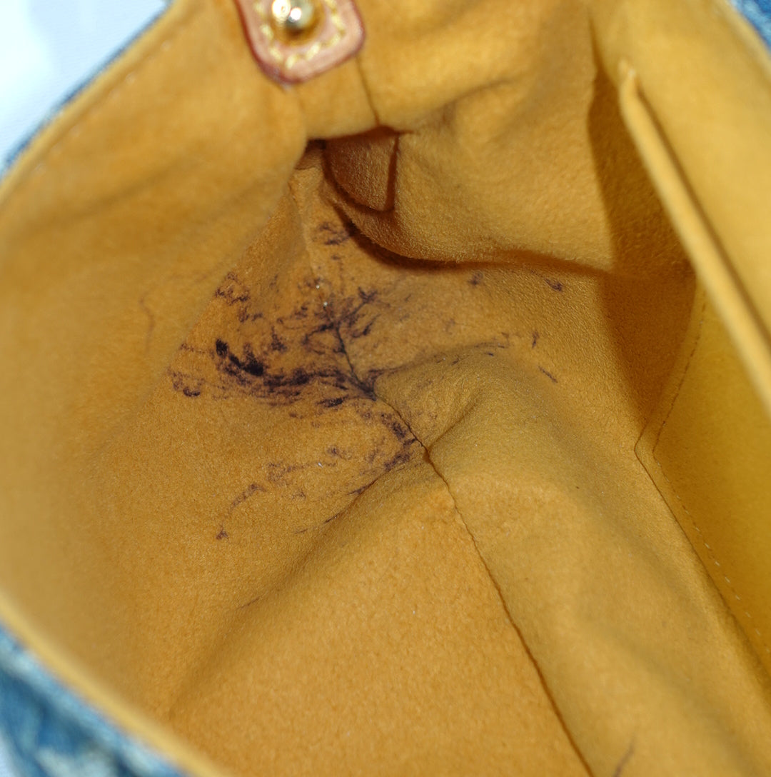 Louis Vuitton Denim Pleaty Mini Bag