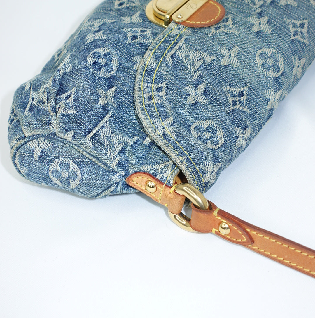 Louis Vuitton Denim Pleaty Mini Bag