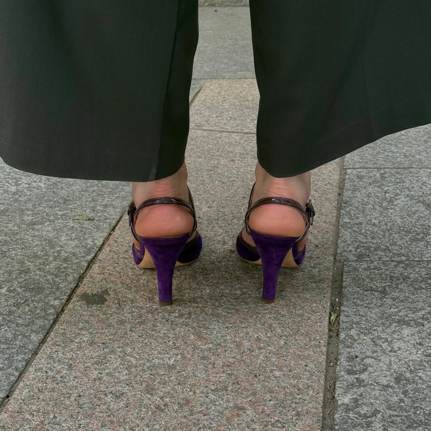 Scarpe con tacco Prada Vintage Viola 38