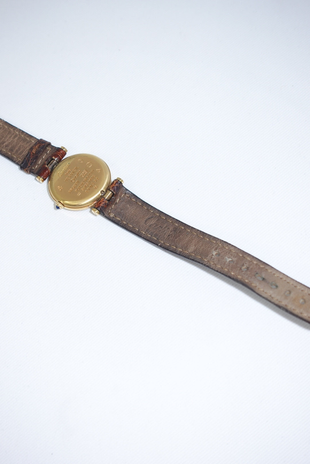 Cartier Must Vendôme 24mm  Gold Toned Vintage Watch