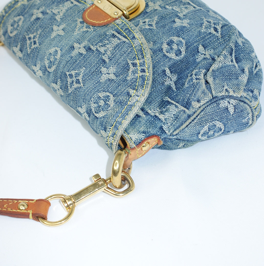 Louis Vuitton Denim Pleaty Mini Bag