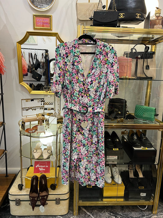 Vintage Floral Dress (Tailor Made)