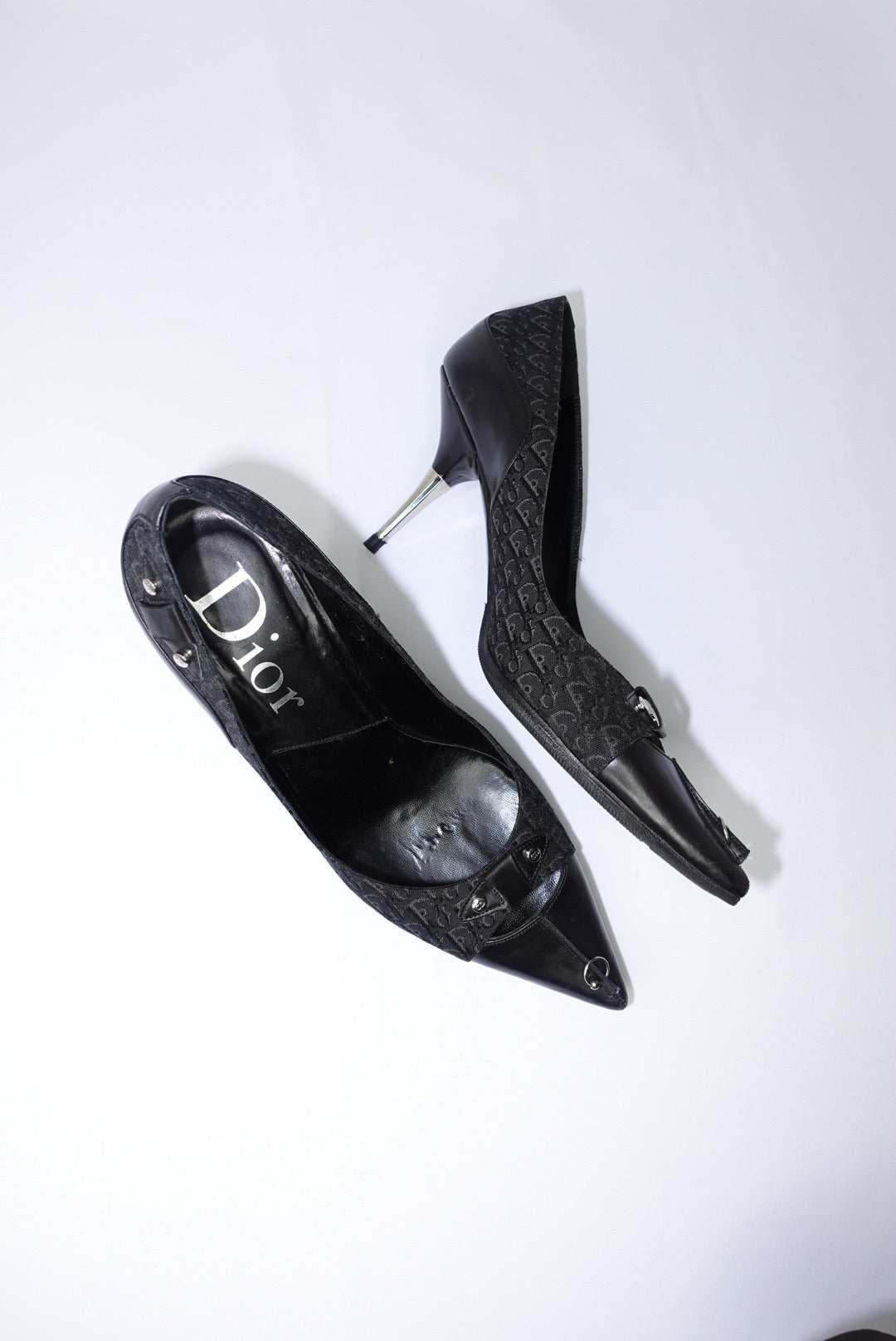 Christian Dior Vintage Pierced Monogram Decolletè