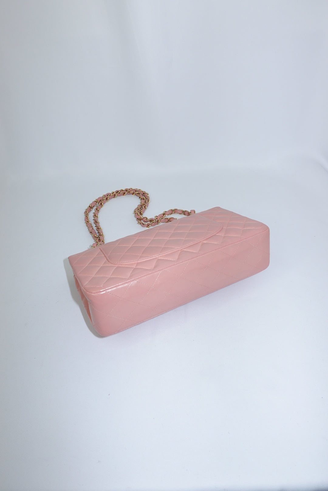 Chanel Vintage Timeless Classic 23 Double Flap Bubblegum Pink