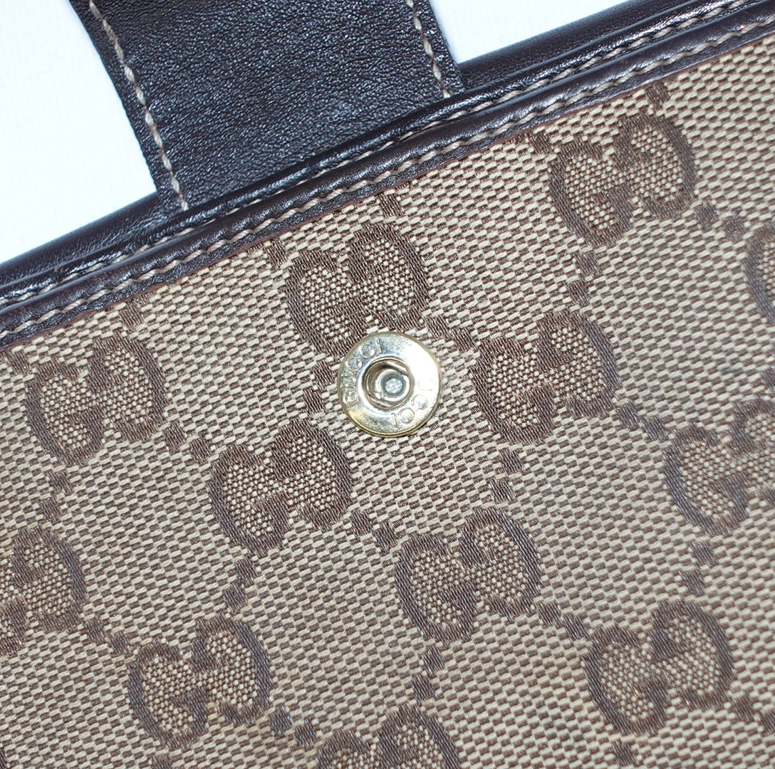 Gucci Brown Monogram Wallet