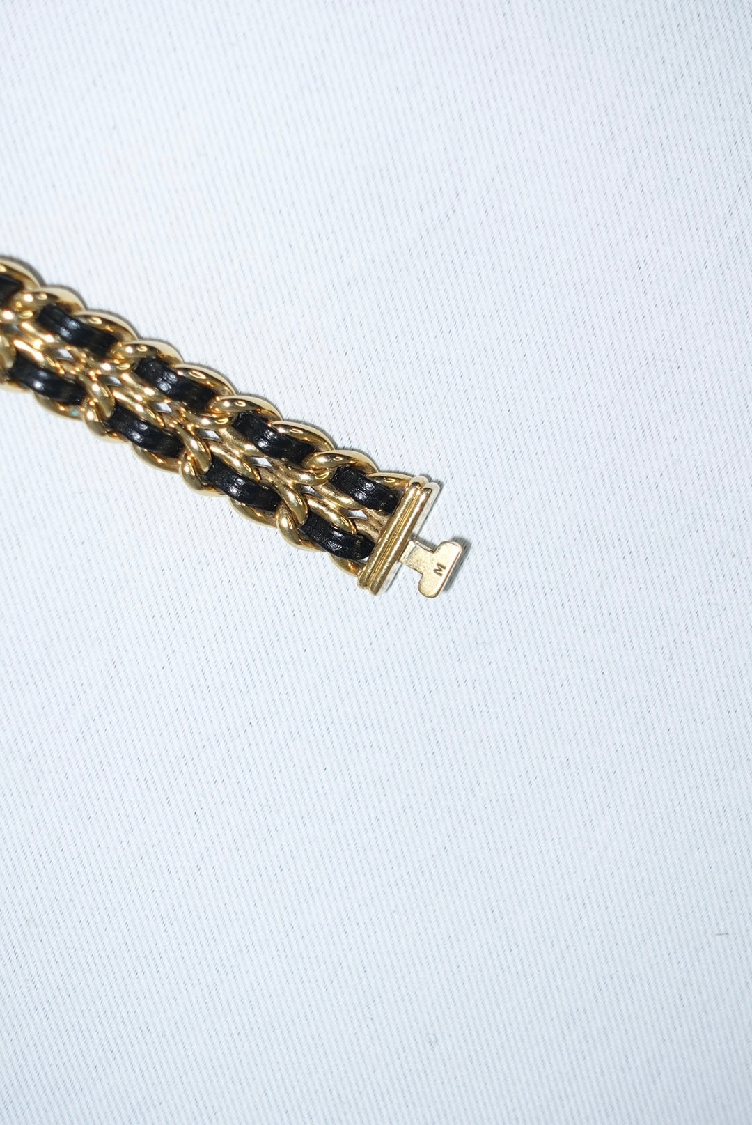 Chanel Vintage Première M Watch Gold and Black 20mm