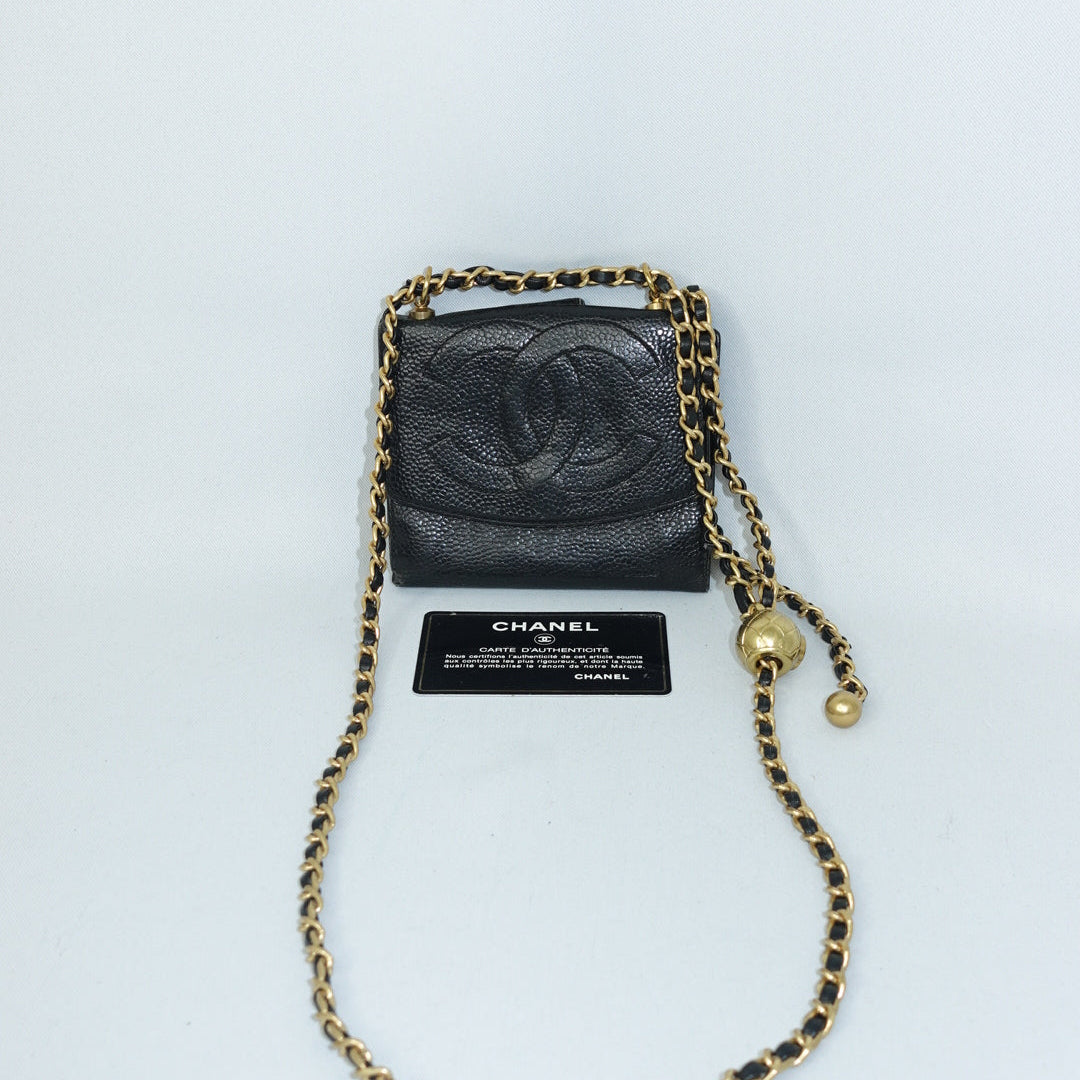 Chanel Mini Wallet w/ Chain