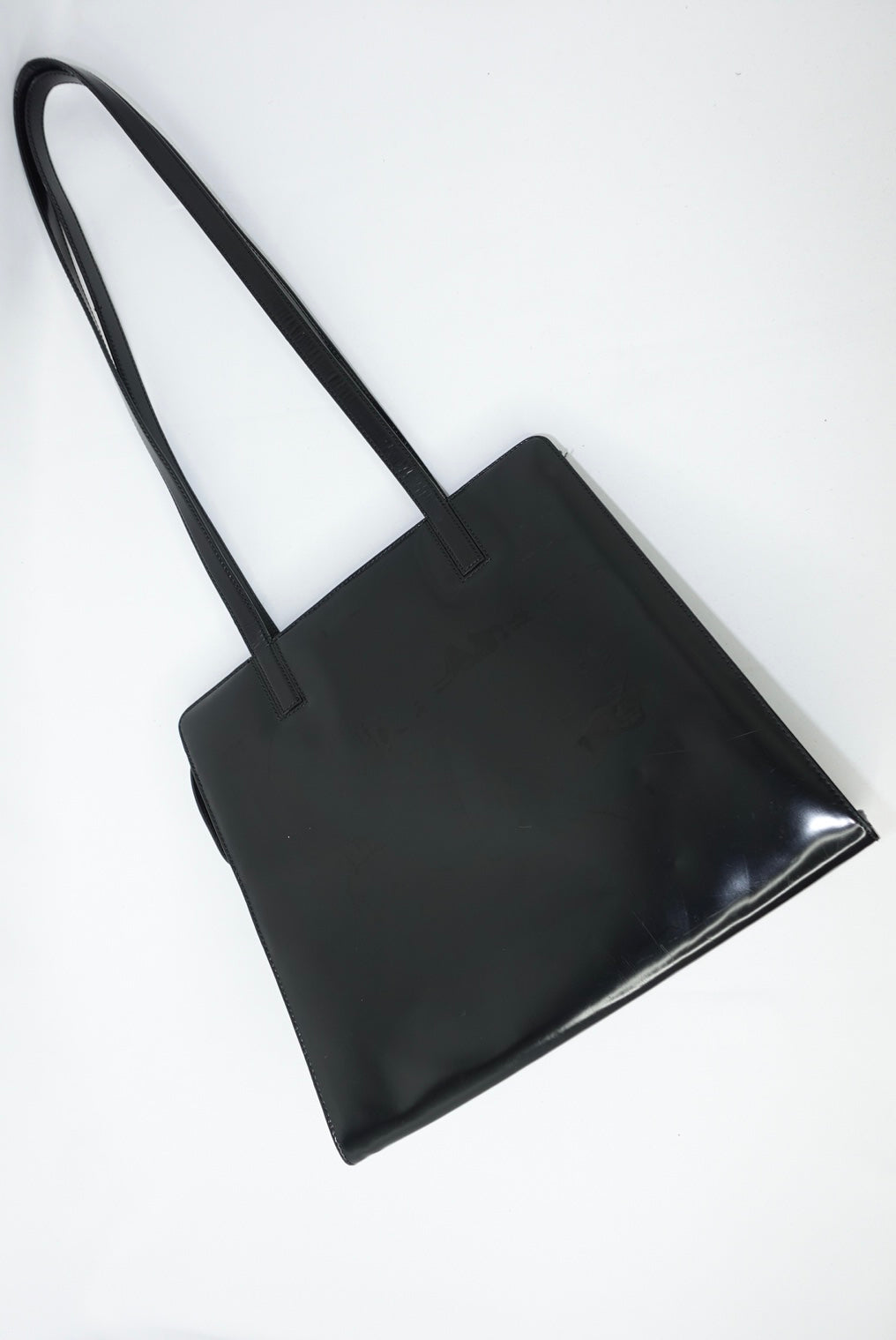 Salvatore Ferragamo Vintage Black Shoulder Gancini Bag