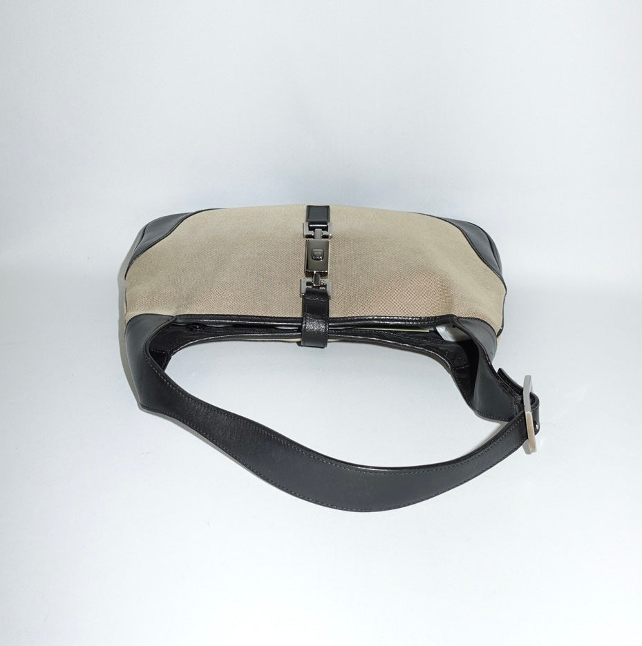 Gucci Jackie Black & Beige Bag