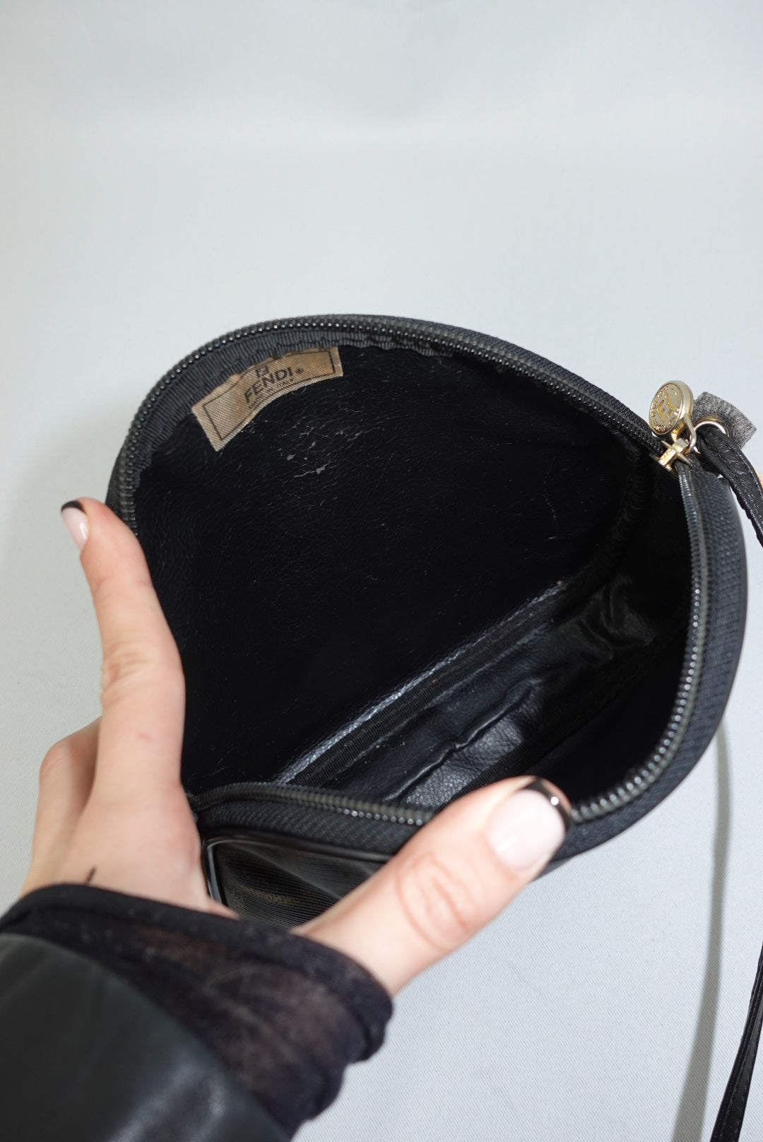 Fendi Monogram Zucca Vintage Crossbody Bag