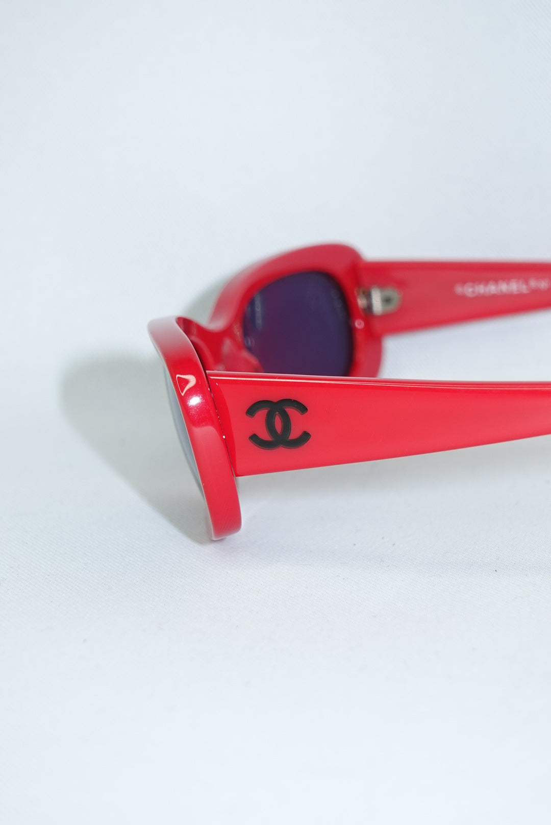 Chanel Vintage Red Sunglasses