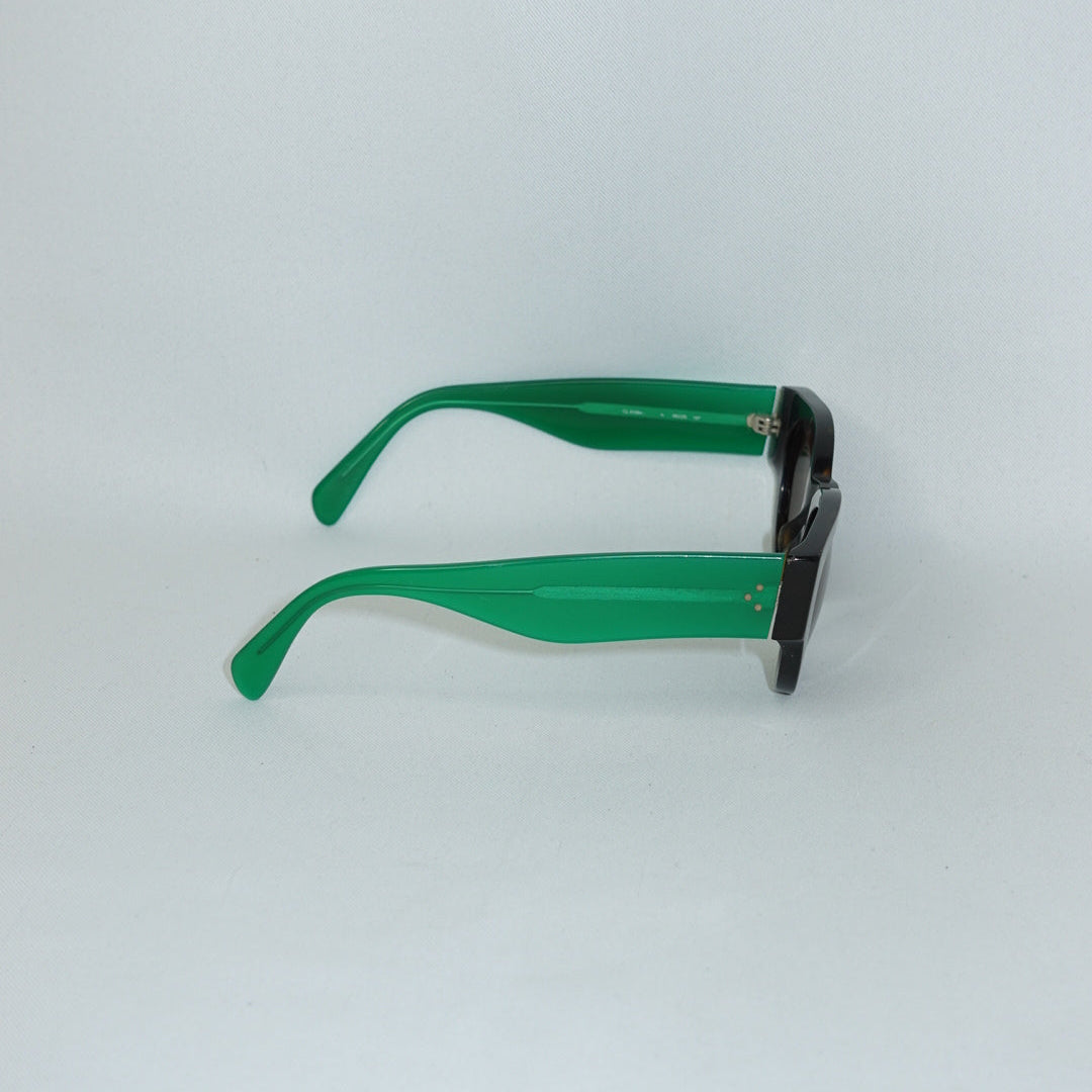 Celine Black and Green Sunglasses