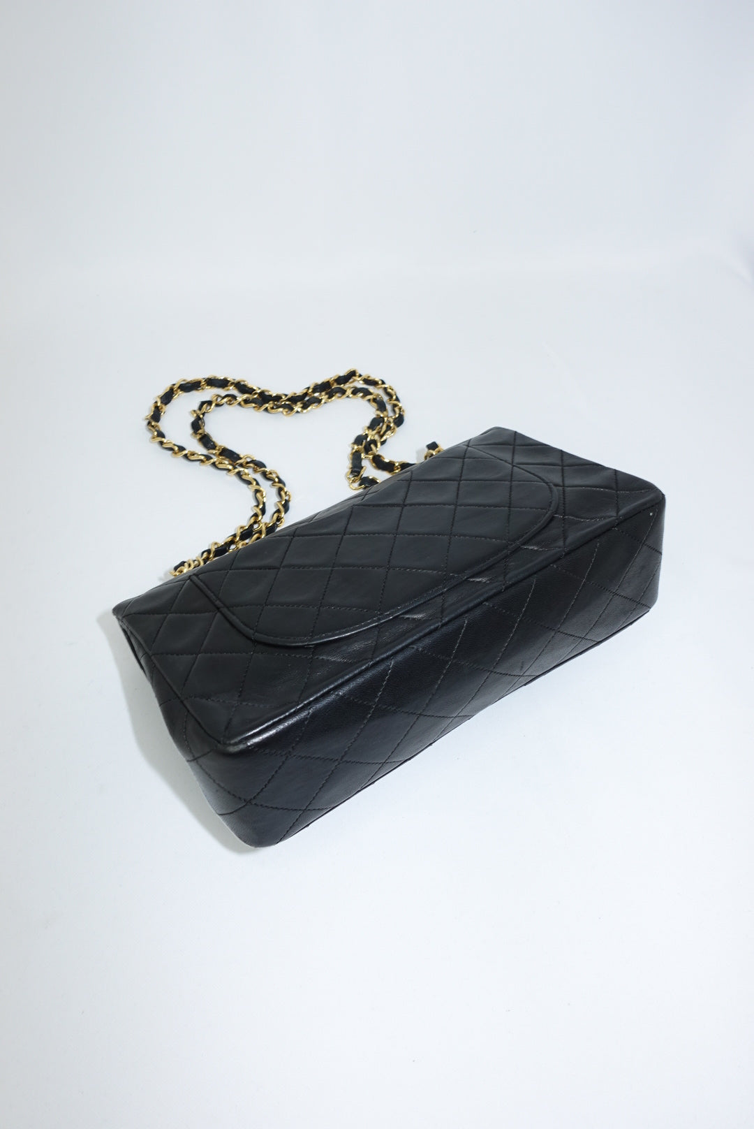 Chanel Vintage Timeless Classic 23 Double Flap Black