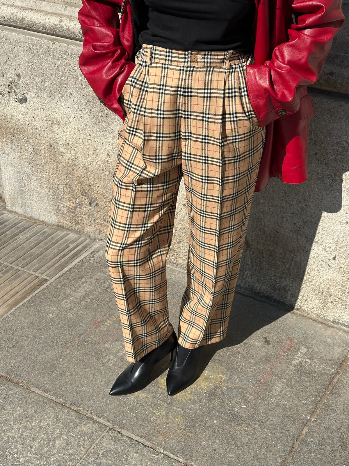 Burberry Vintage Straight Pants XS