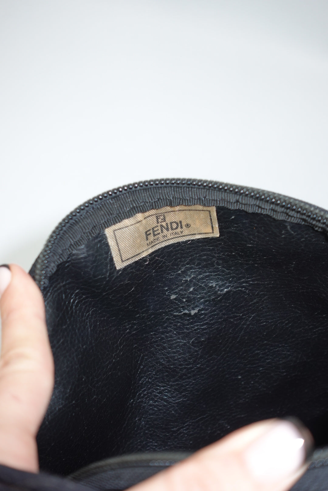 Fendi Monogram Zucca Vintage Crossbody Bag