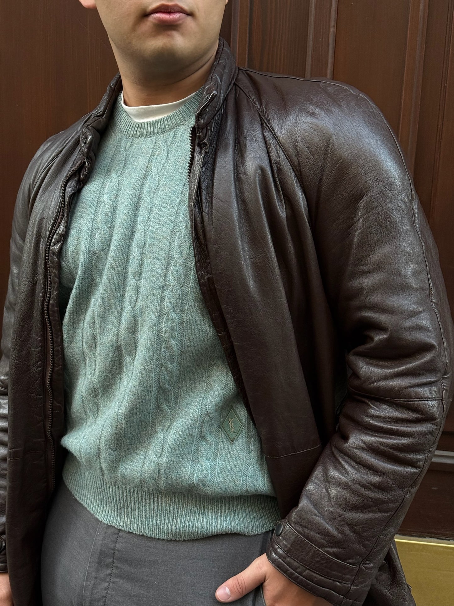 Yves Saint Laurent Sky Blue Sweater