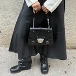 ferragamo gancio vintage top handle bag
