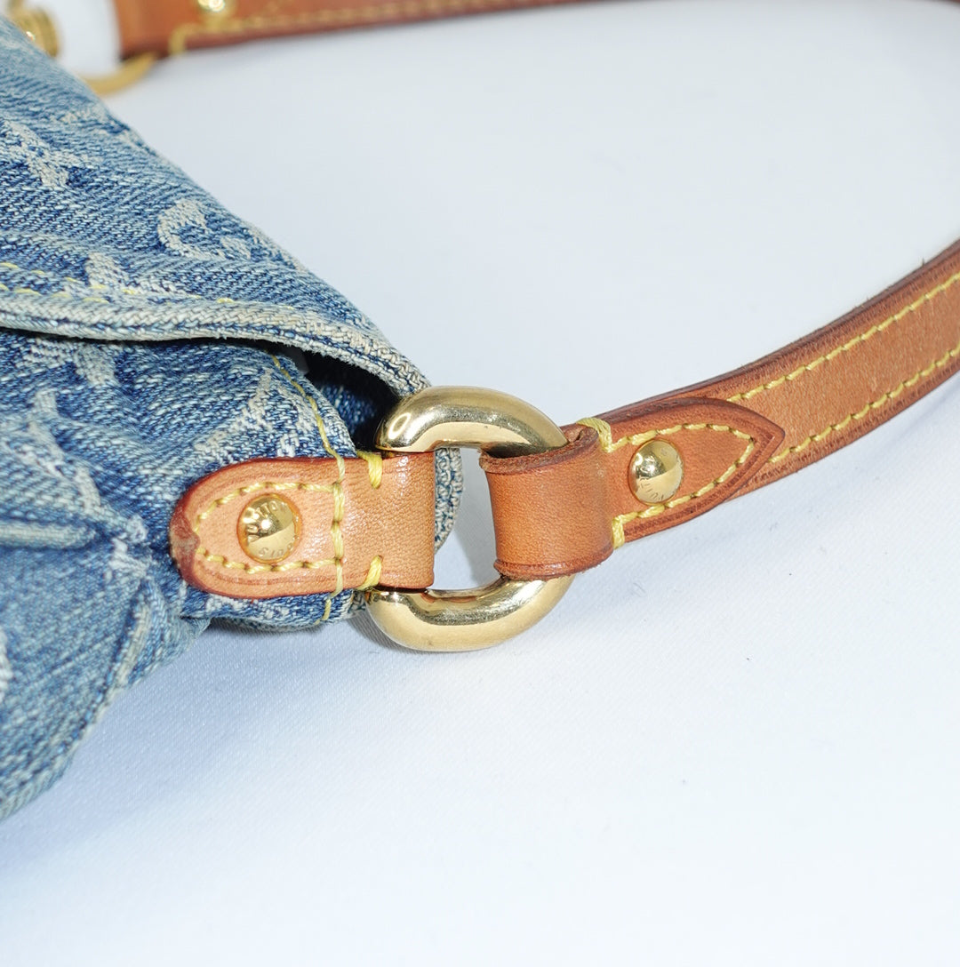 Louis Vuitton Denim Pleaty Mini Bag