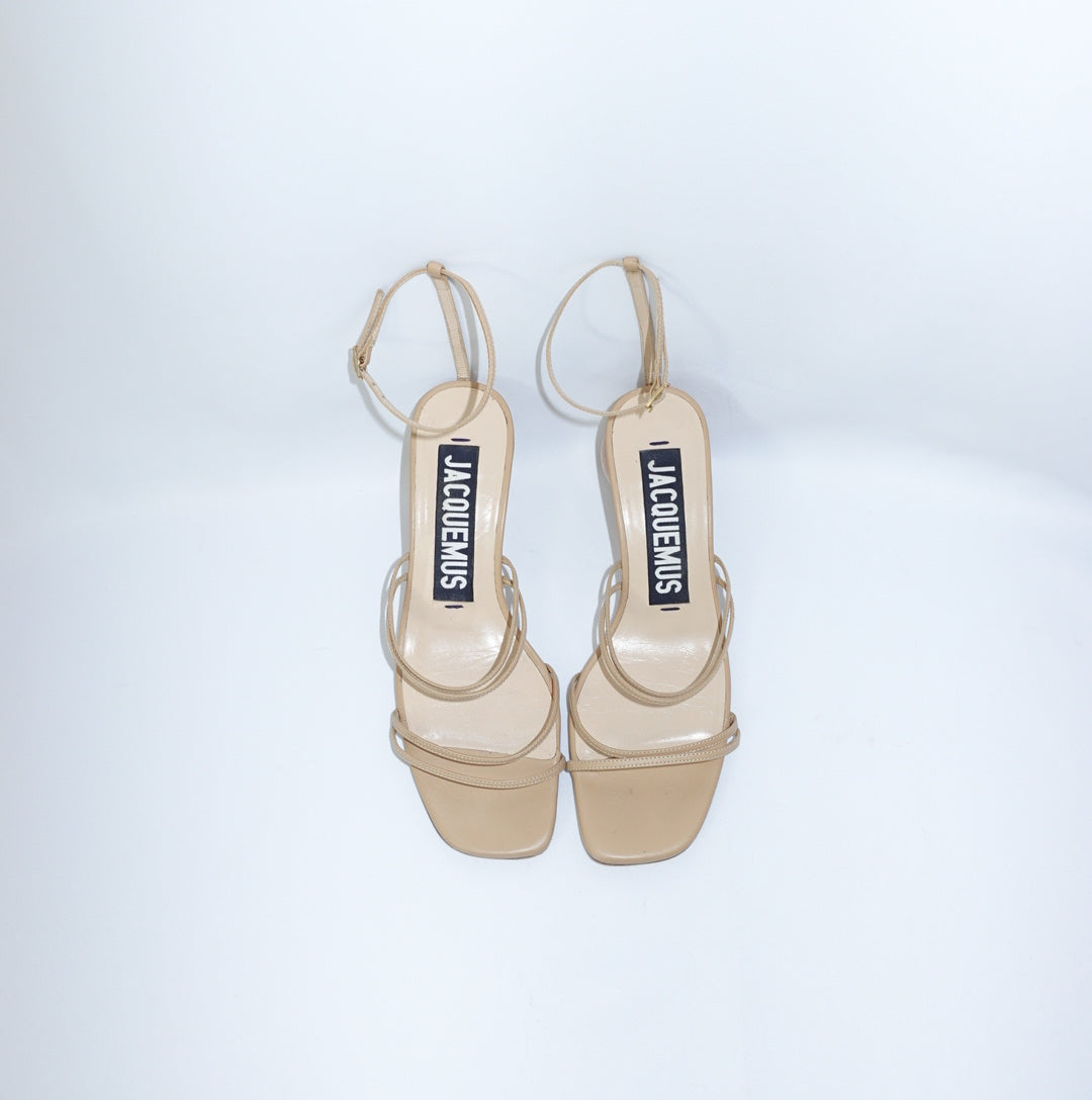 Jacquemus Beige Ball Heels 38