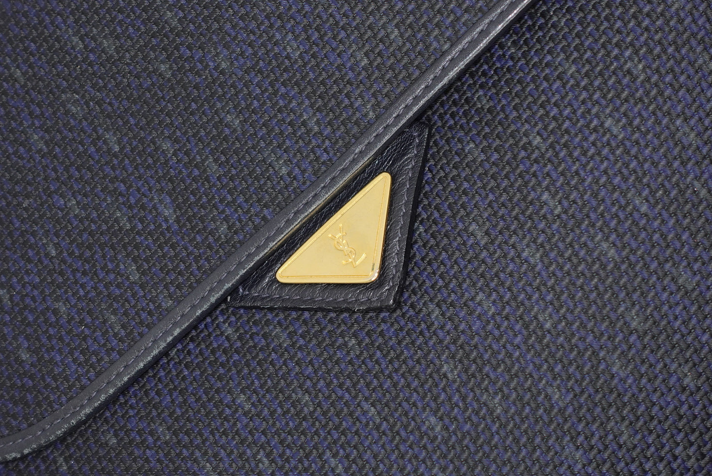 Yves Saint Laurent Vintage Navy Crossbody Bag