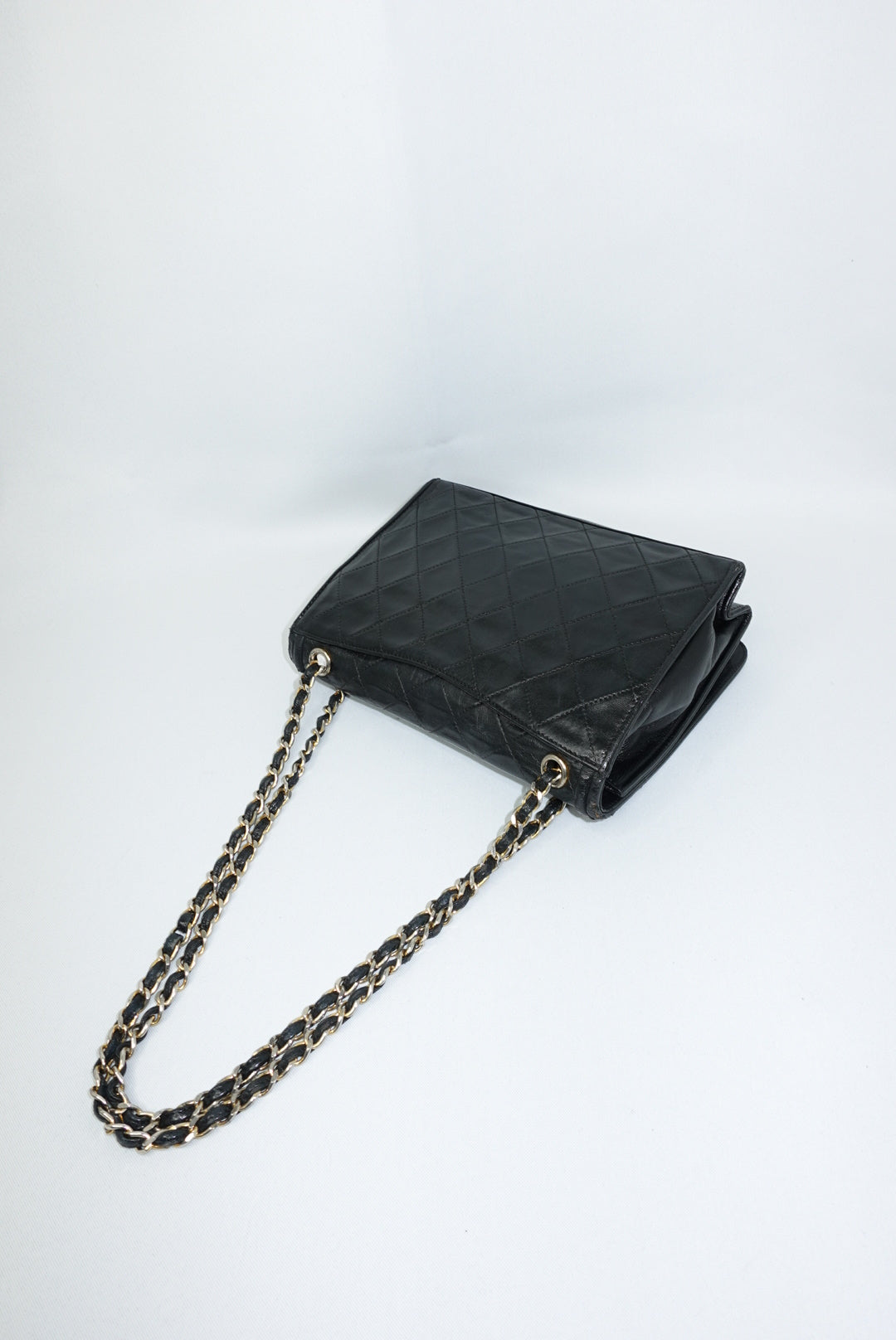 Chanel Vintage Embroidered CC Logo Camera Bag