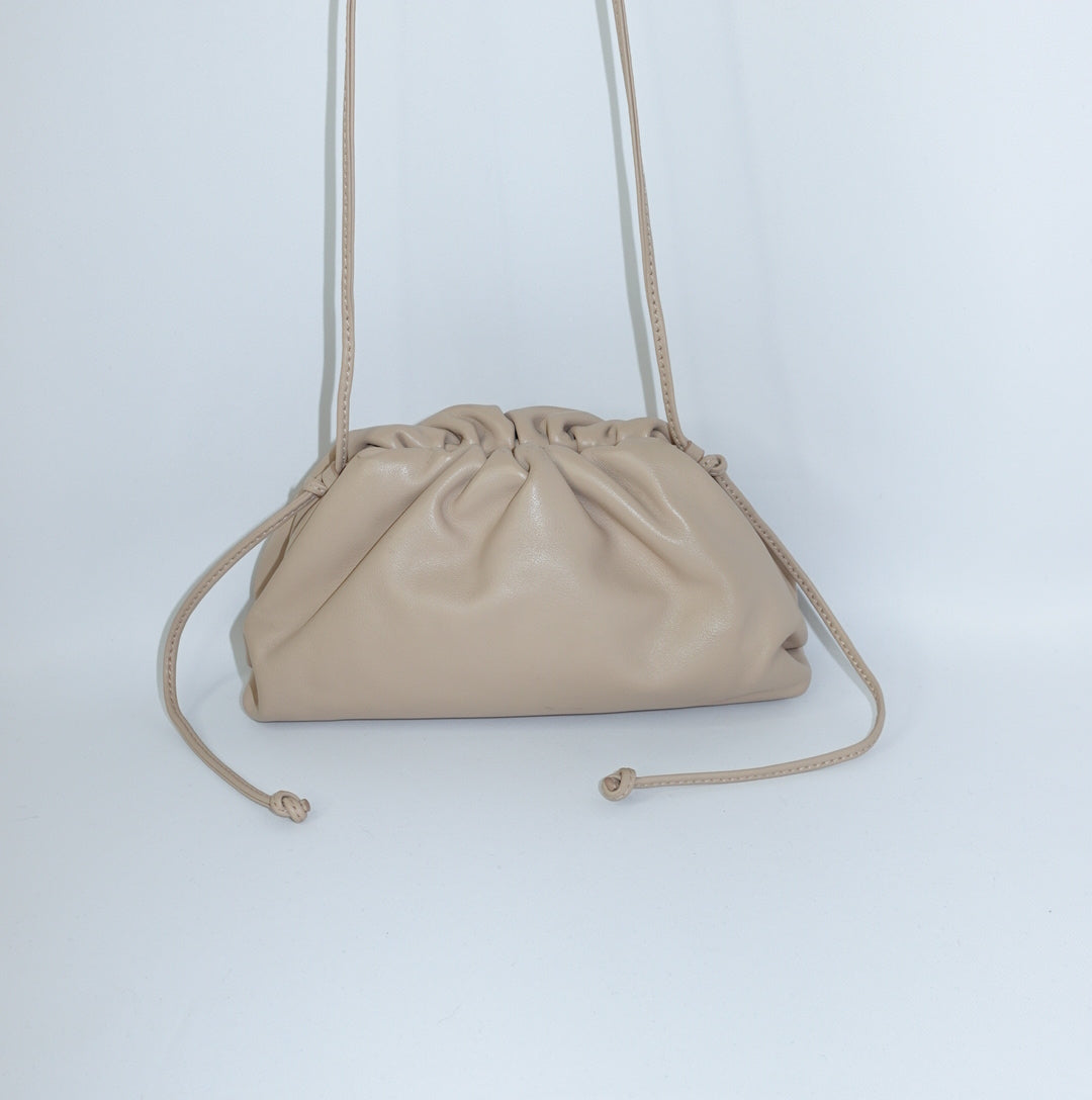 Bottega Veneta Beige Mini Pouch