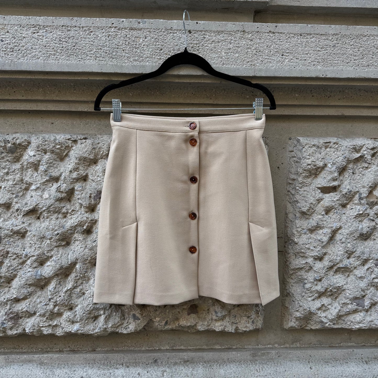 Beige Tailored Set (skirt + blazer)