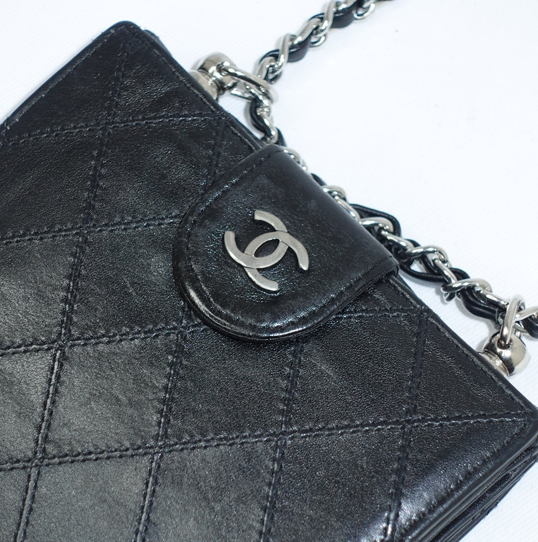Chanel Mini Wallet with Chain Black