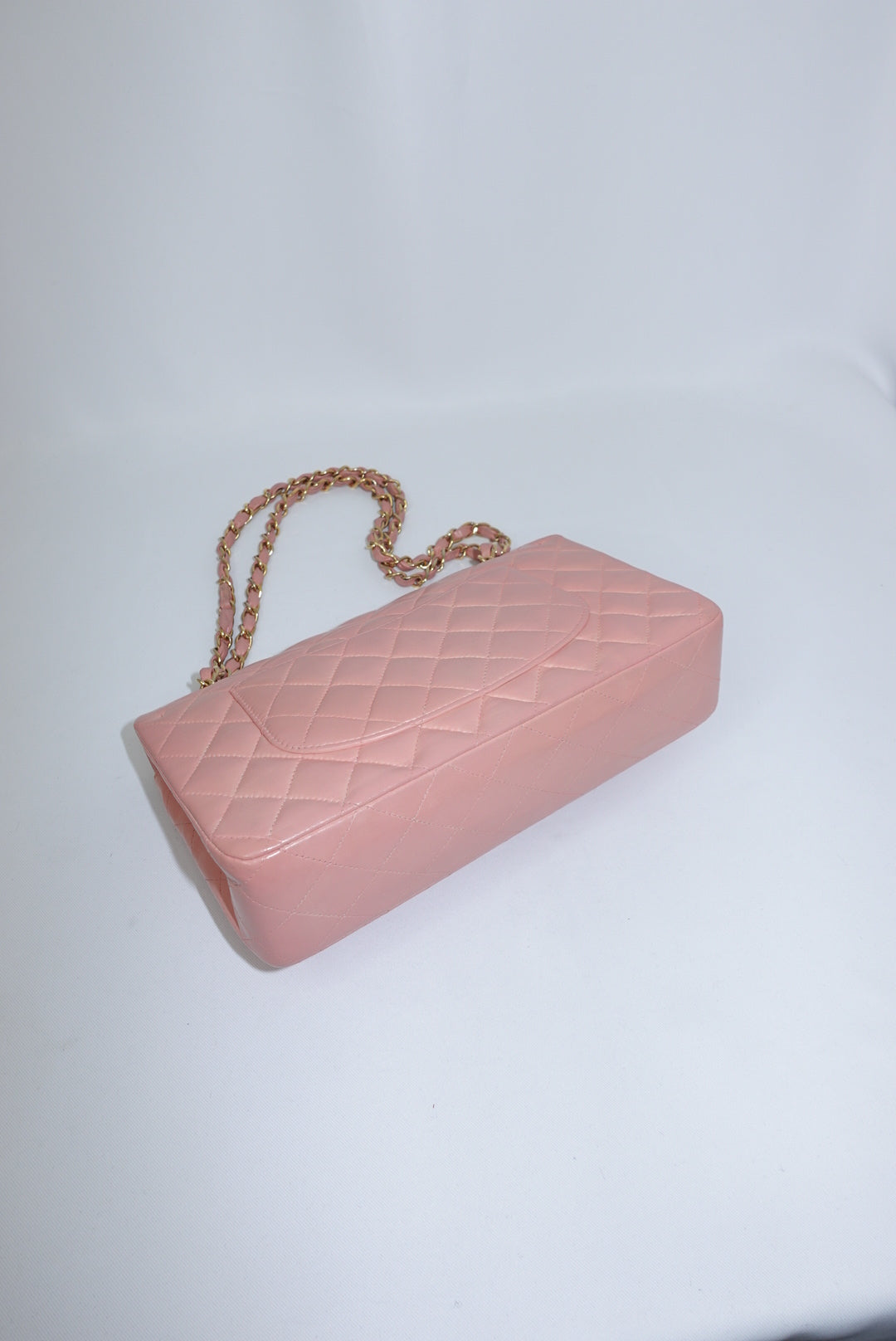 Chanel Vintage Timeless Classic 23 Double Flap Bubblegum Pink