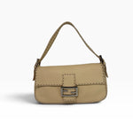 Fendi Selleria Baguette Bag in Butter Yellow