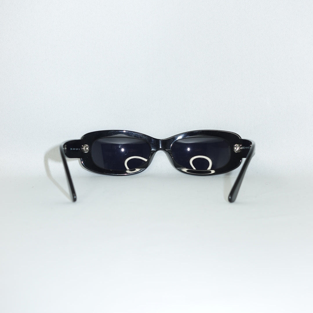 Chanel Camelia Black Sunglasses