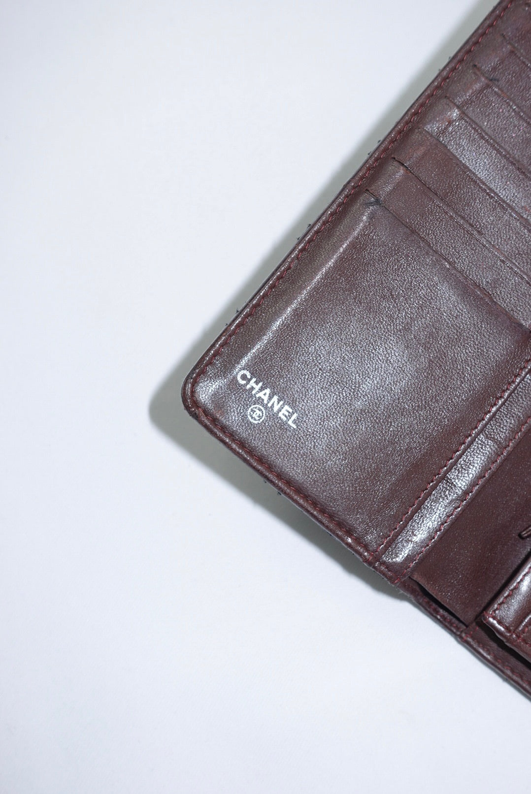 Chanel Re-Worked Black Timeless Bifold Vintage Wallet with Chain