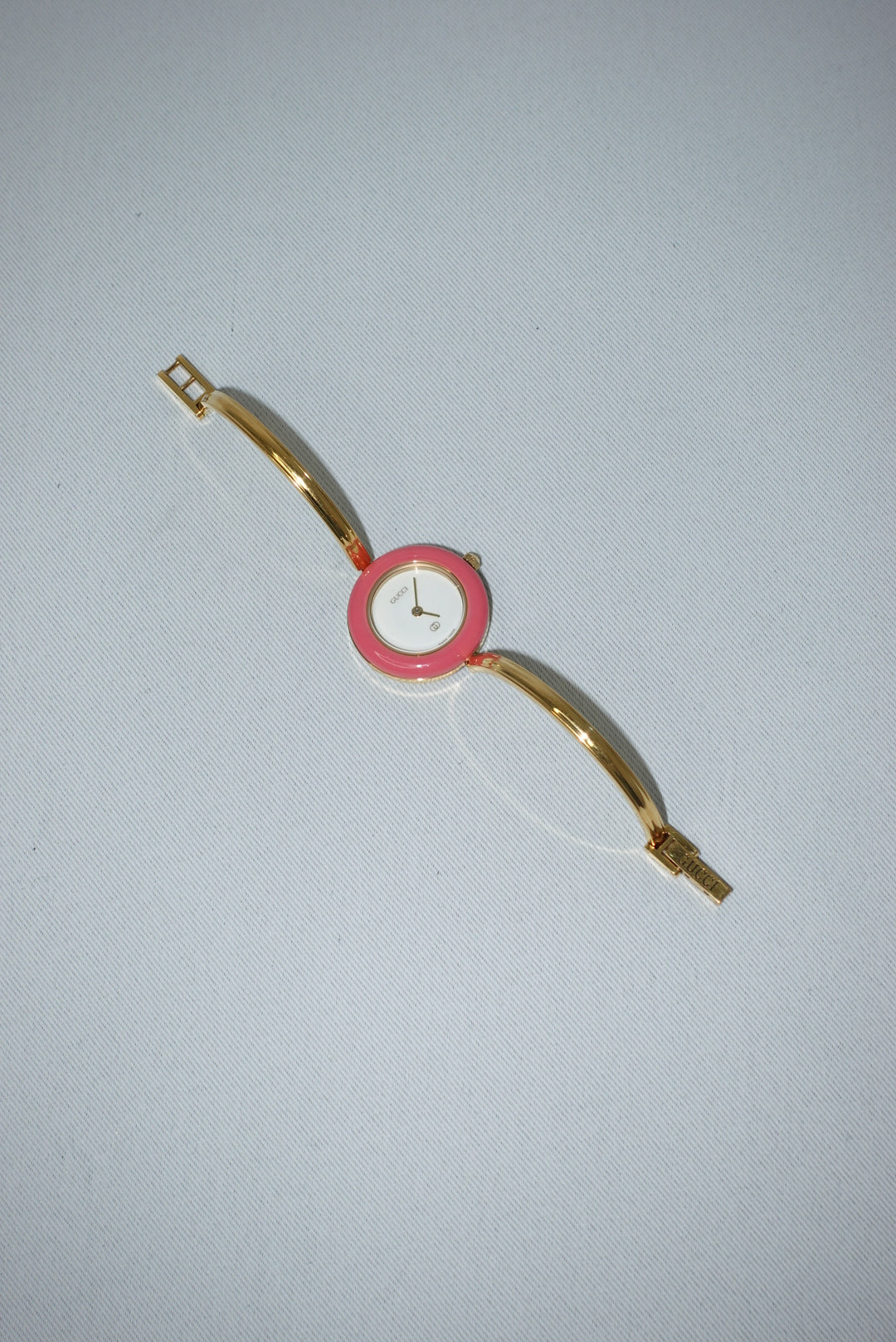 Gucci Bezel Gold Bracelet Vintage Watch